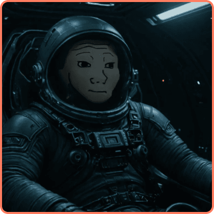 Wojak as Astronaut / AI-Generated Meme from MemeDeck